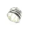 Spinner ring with 10mm band, monograms and heart Spinner ring with 10mm band, monograms and heart
