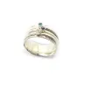 Ασημένιο δαχτυλίδι spinner 10mm με 3 δακτυλίους με swarovski SPR036 Ασημένιο δαχτυλίδι spinner 10mm με 3 δακτυλίους με swarovski SPR036