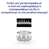 Silver 10mm ring engraved with your own cardiogram-ultrasound Silver 10mm ring engraved with your own cardiogram-ultrasound
