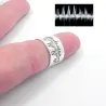 Silver 10mm ring engraved with your own cardiogram-ultrasound Silver 10mm ring engraved with your own cardiogram-ultrasound