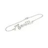 Silver platinum plated bracelet with your name Silver platinum plated bracelet with your name