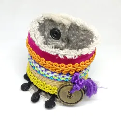 Μεγάλο υφασμάτινο πολύχρωμο βραχιόλι