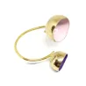 Handmade brass bracelet convex with enamel Handmade brass bracelet convex with enamel