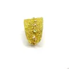 Handmade ring made of silver 925 and gold plated two-tone Handmade ring made of silver 925 and gold plated two-tone