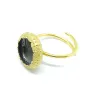 Handmade ring in 925 silver plated with enamel Handmade ring in 925 silver plated with enamel