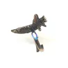 Handmade brass ring with black plating and swarovski crystals Handmade brass ring with black plating and swarovski crystals