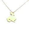 Sterling silver gold plated pendant with cut out map of your favorite country or region Sterling silver gold plated pendant with cut out map of your favorite country or region