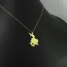 Sterling silver gold plated pendant with cut out map of your favorite country or region Sterling silver gold plated pendant with cut out map of your favorite country or region