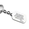 Key ring with silver 925 tag and engraving "I need you next to me" Key ring with silver 925 tag and engraving "I need you next to me"