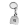Silver 925 key ring with photo engraving, steel ring