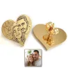 Earrings with Photo Engraving | Personalized Jewelry