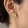 Earrings with Photo Engraving | Personalized Jewelry