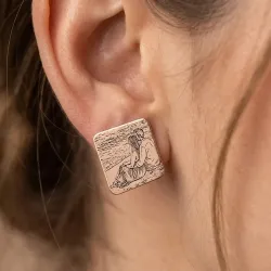 Σκουλαρίκια με Χάραξη Φωτογραφίας | Προσωποποιημένα κοσμήματα