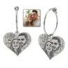 Earrings with Photo Engraving | Personalized Jewelry