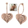 Earrings with Photo Engraving | Personalized Jewelry