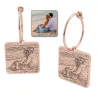 Earrings with Photo Engraving | Personalized Jewelry