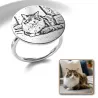 Personalized Photo Ring | 925 Sterling Silver Custom Gift
