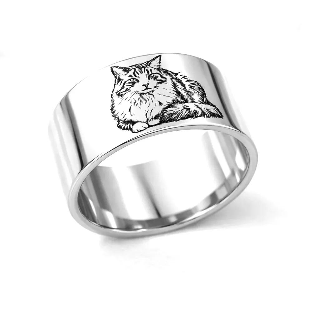 Personalized Photo Ring | 925 Sterling Silver Custom Gift