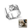 Personalized Photo Ring | 925 Sterling Silver Custom Gift
