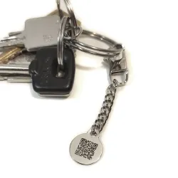 QR Code Keychain | Personalized Interactive Gift