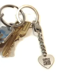 QR Code Keychain | Personalized Interactive Gift