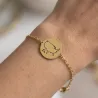 Engraved Country Map Bracelet | Meaningful Jewelry