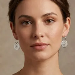 Κρεμαστά Σκουλαρίκια Χάρτης Χώρας | Κομψότητα