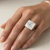 Engraved Country Map Ring | Meaningful Unique Style