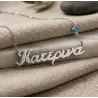 Handmade Name Necklace from Recycled Silver 925 | MY KOSMIMA