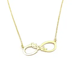 Κολιέ με Όνομα Επιχρυσωμένο 24Κ | Προσωποποιημένο Δώρο από Ασήμι 925