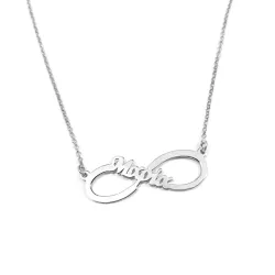 Handmade Name Necklace from Recycled Silver 925 | MY KOSMIMA