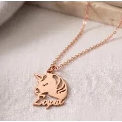 Calligraphic Name Necklace from 925 Sterling Silver | Personalized Gift