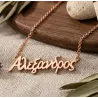Calligraphic Name Necklace from 925 Sterling Silver | Personalized Gift