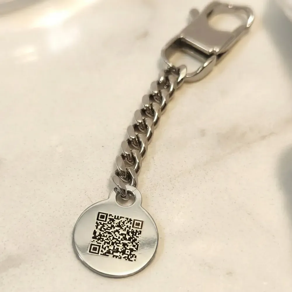 QR Code Keychain | Personalized Interactive Gift