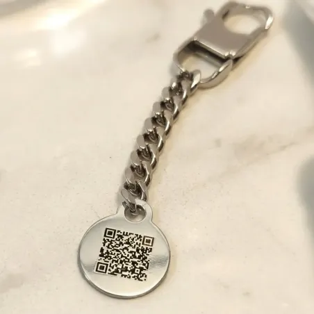 QR Code Keychain | Personalized Interactive Gift