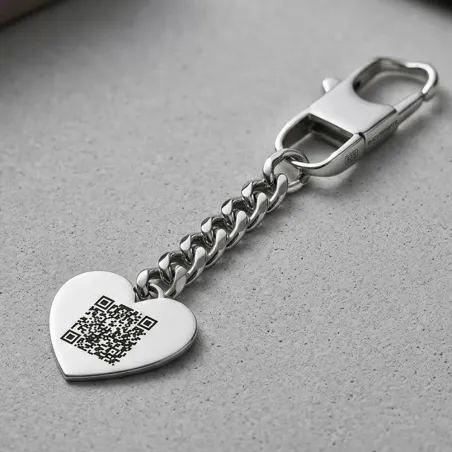 QR Code Keychain | Personalized Interactive Gift