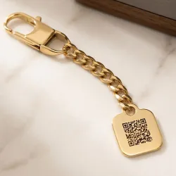 QR Code Keychain | Personalized Interactive Gift