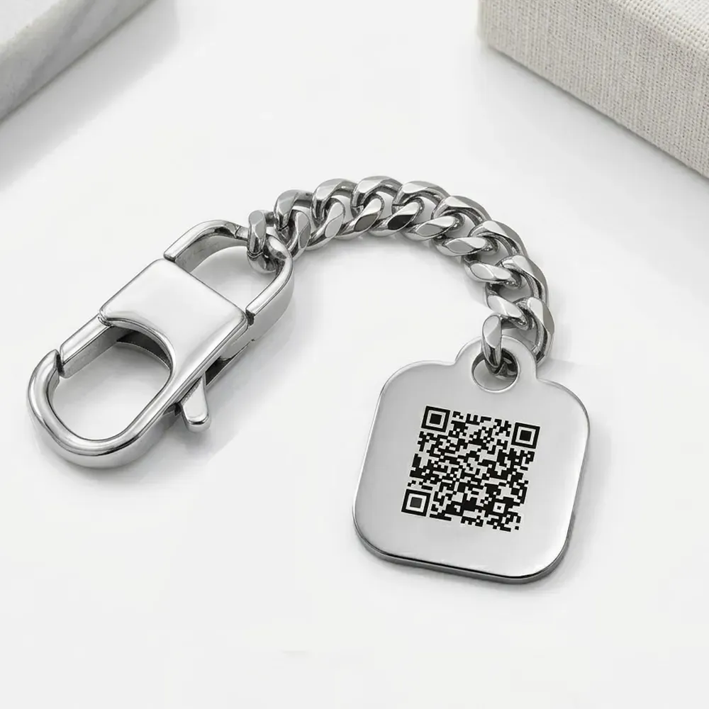 QR Code Keychain | Personalized Interactive Gift