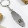 Μπρελόκ από αρζαντό με χαραγμένη κυματομορφή & QR Code – Προσωποποιημένο Δώρο