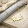 Silver Gold Plated Mama Necklace