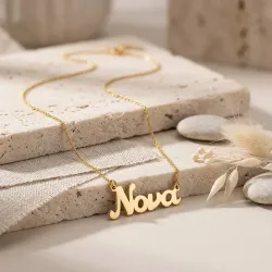 Silver Gold Plated Nona Necklace