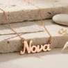 Silver rose gold plated Nona necklace
