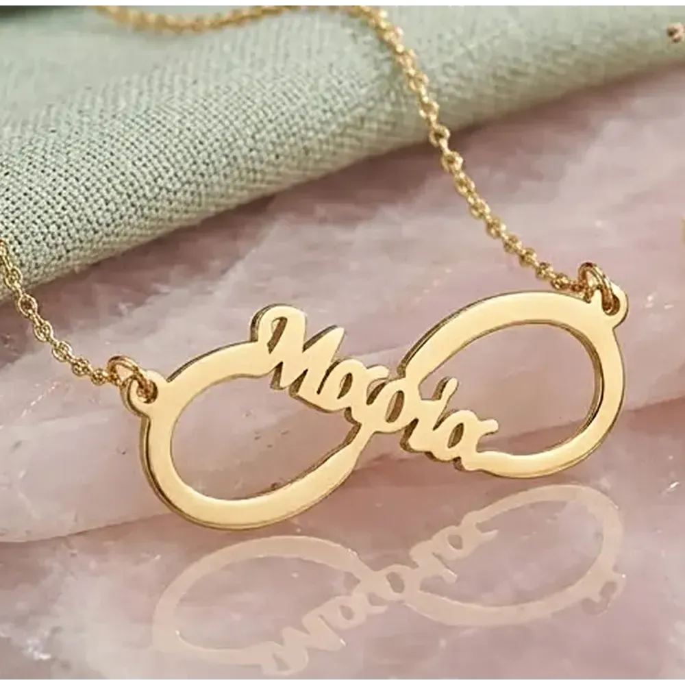 24K Gold Plated Name Necklace | Personalized Gift Made of 925 Silver