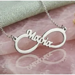 Χειροποίητο Κολιέ με Όνομα από Ανακυκλωμένο Ασήμι 925 | MY KOSMIMA