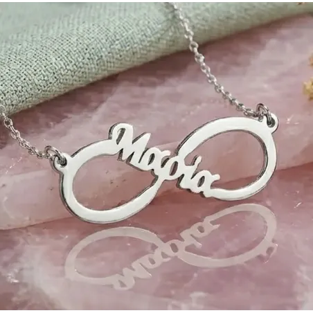 Handmade Name Necklace from Recycled Silver 925 | MY KOSMIMA