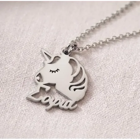 Handmade Name Necklace from Recycled Silver 925 | MY KOSMIMA