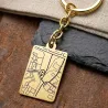 Custom Google Map Keychain with Location Pin | MY KOSMIMA