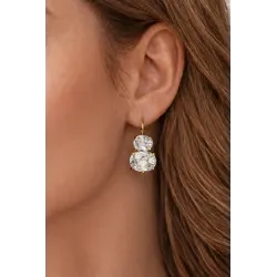 Dyrberg Kern Globule Earrings Clear Crystals - MY KOSMIMA