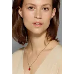Κολιέ Dyrberg Kern Ette Κόκκινο Ruby Κρύσταλλο - MY KOSMIMA