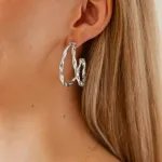 Essentials Filo Earrings in stainless steel – Silver | MY KOSMIMA